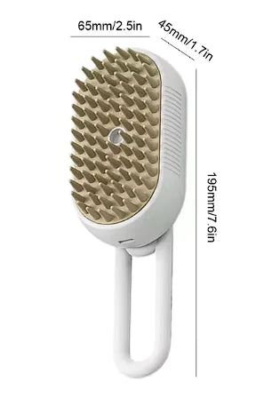 USB Rechargeable Pet Grooming Comb with Water Spray